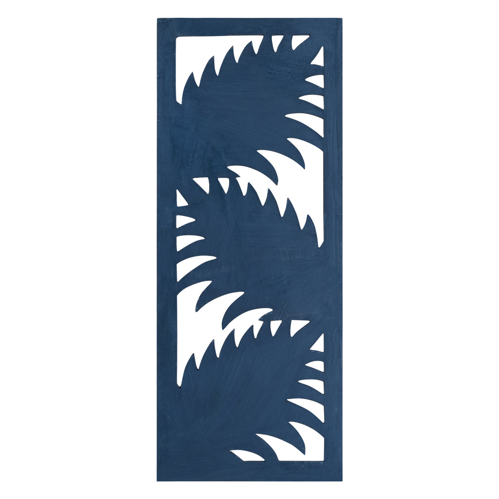 Palm Leaf Design Wall Decoration (Blue) image 2