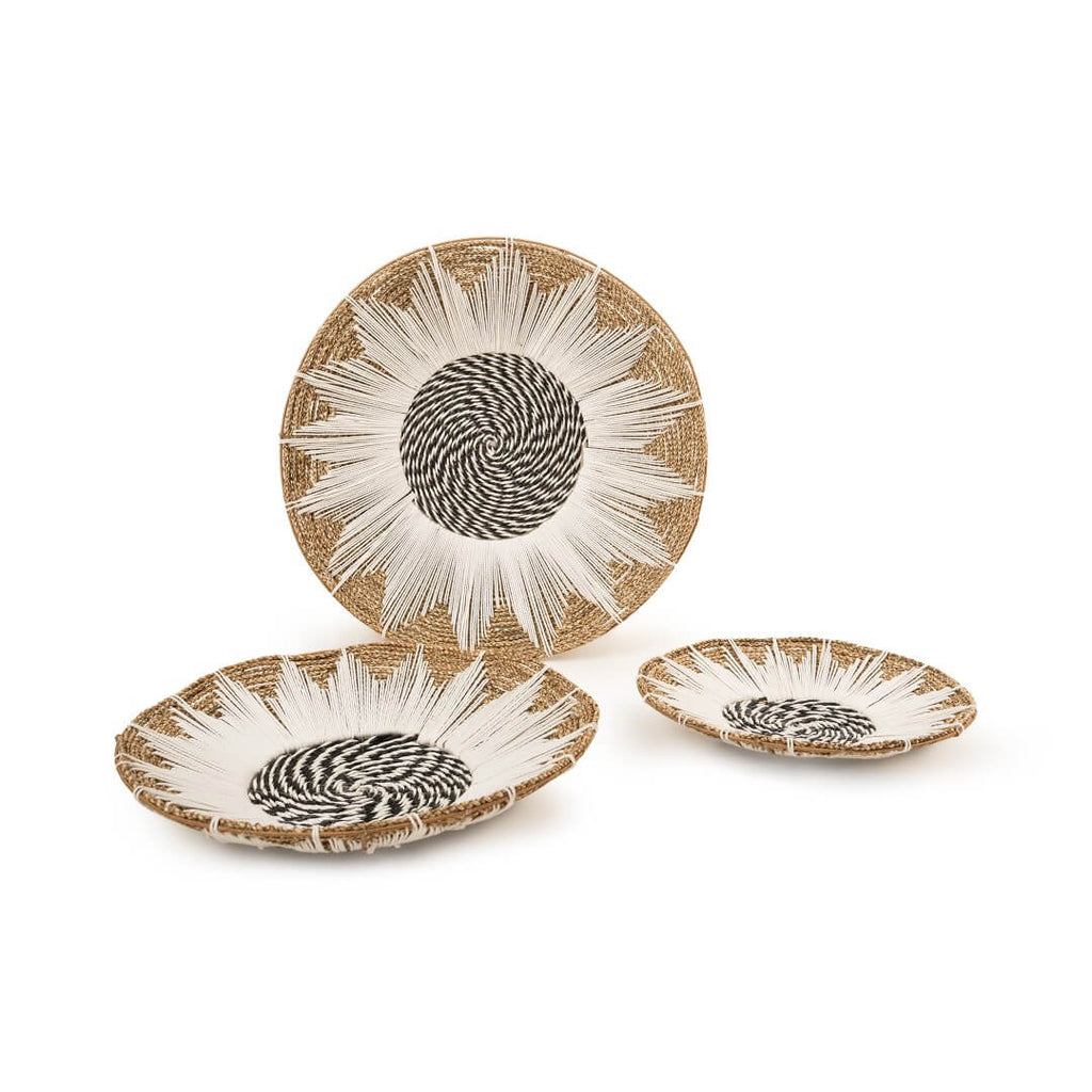 Urban Boho Wall Disc - White and cream image 3