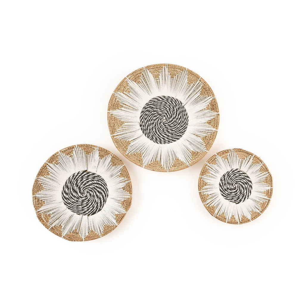 Urban Boho Wall Disc - White and cream image 0