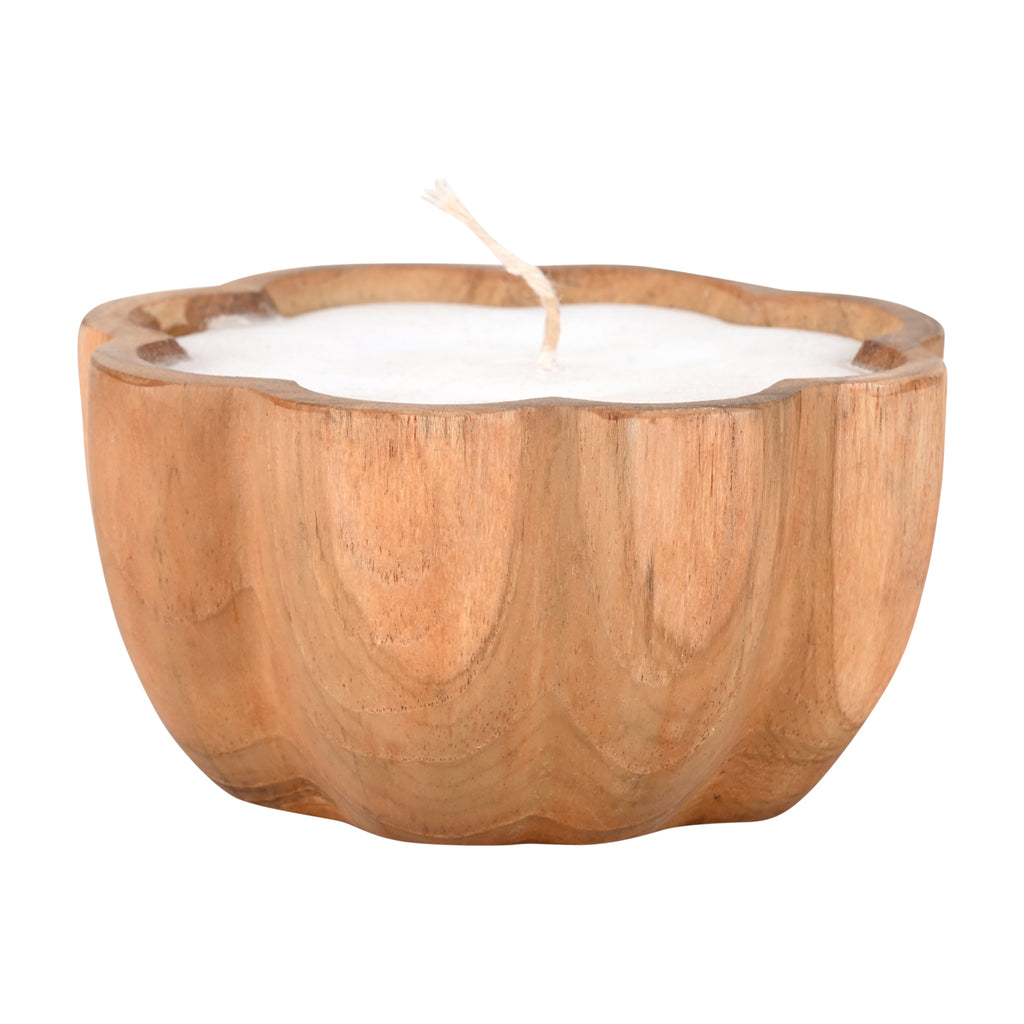 BAGUS HOME DECOR Recycled Wood tea light candle holder (Saras) - Aesthetic Candle Holders for Home Decor - Artistic Candles for Home Decor image 1