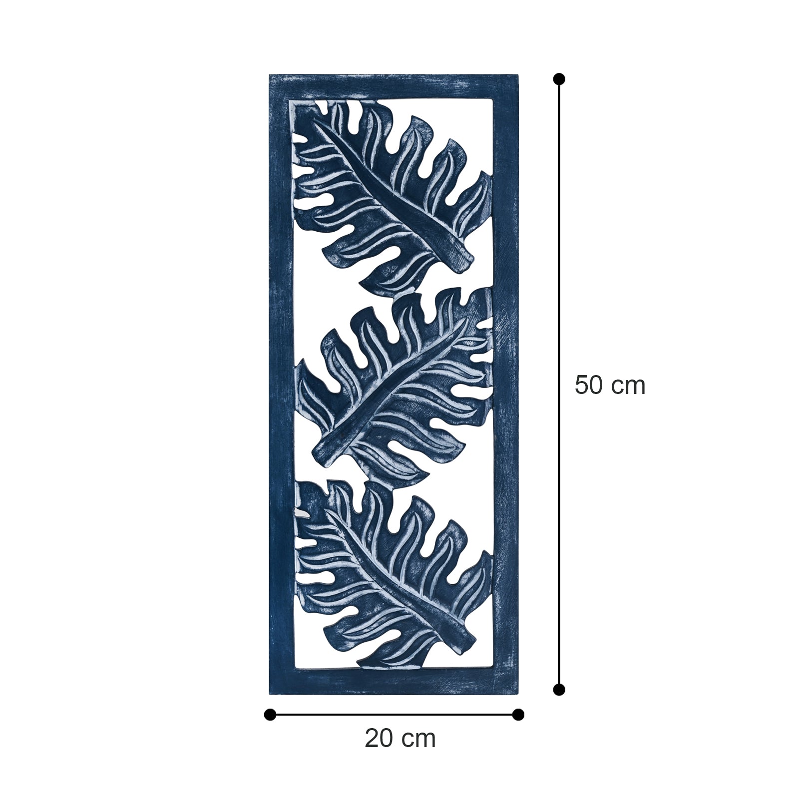 Leaf Design Wall Decoration (Blue) image 3