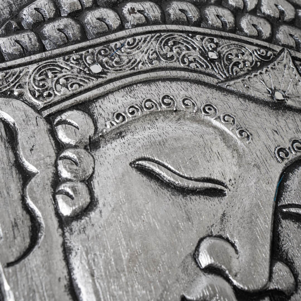 Buddha Mural Silver - Small image 1