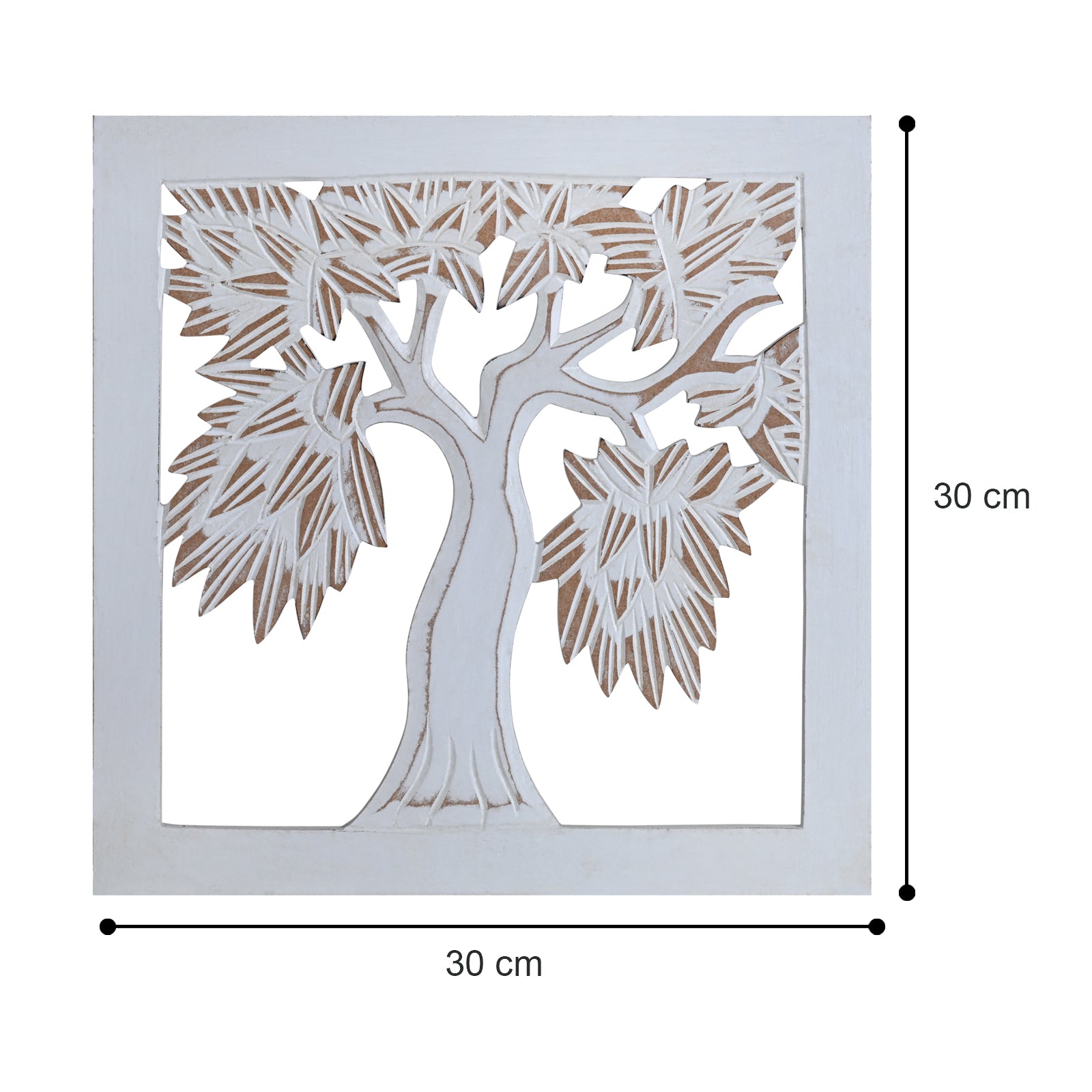 Motif Tree Design wall Decoration (white) image 1