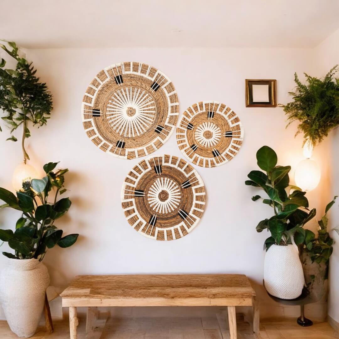 Urban Boho Wall Disc - Brown image 3