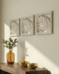 Palm Leaf Wooden Wall Frame