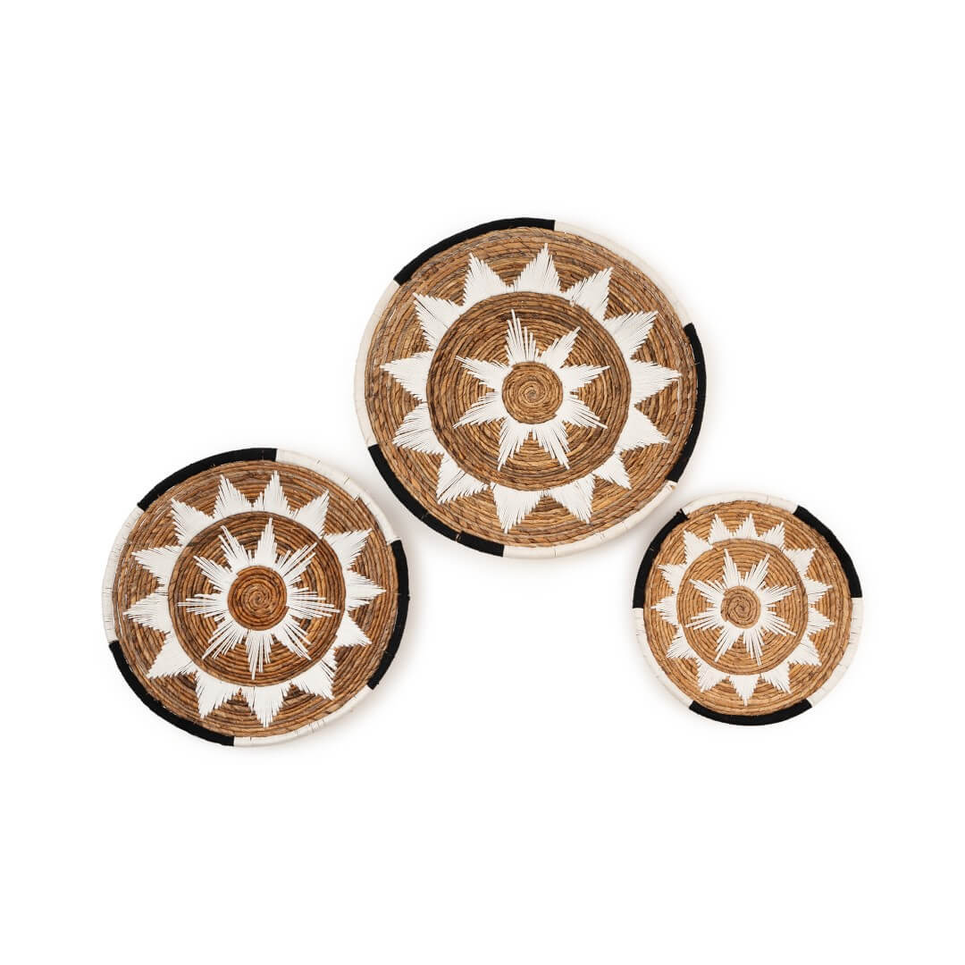 Urban Boho Wall Disc - White and cream image 0