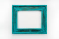 Wooden Frame - Burnt wood / White / Aqua image 0