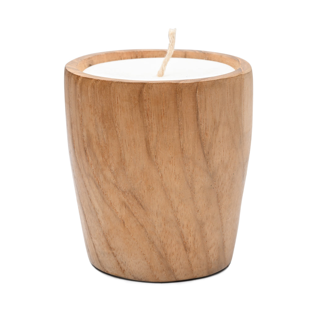 BAGUS HOME DECOR Recycled Wood tea light candle holder (Zuri) - Aesthetic Candle Holders for Home Decor - Artistic Candles for Home Decor image 2