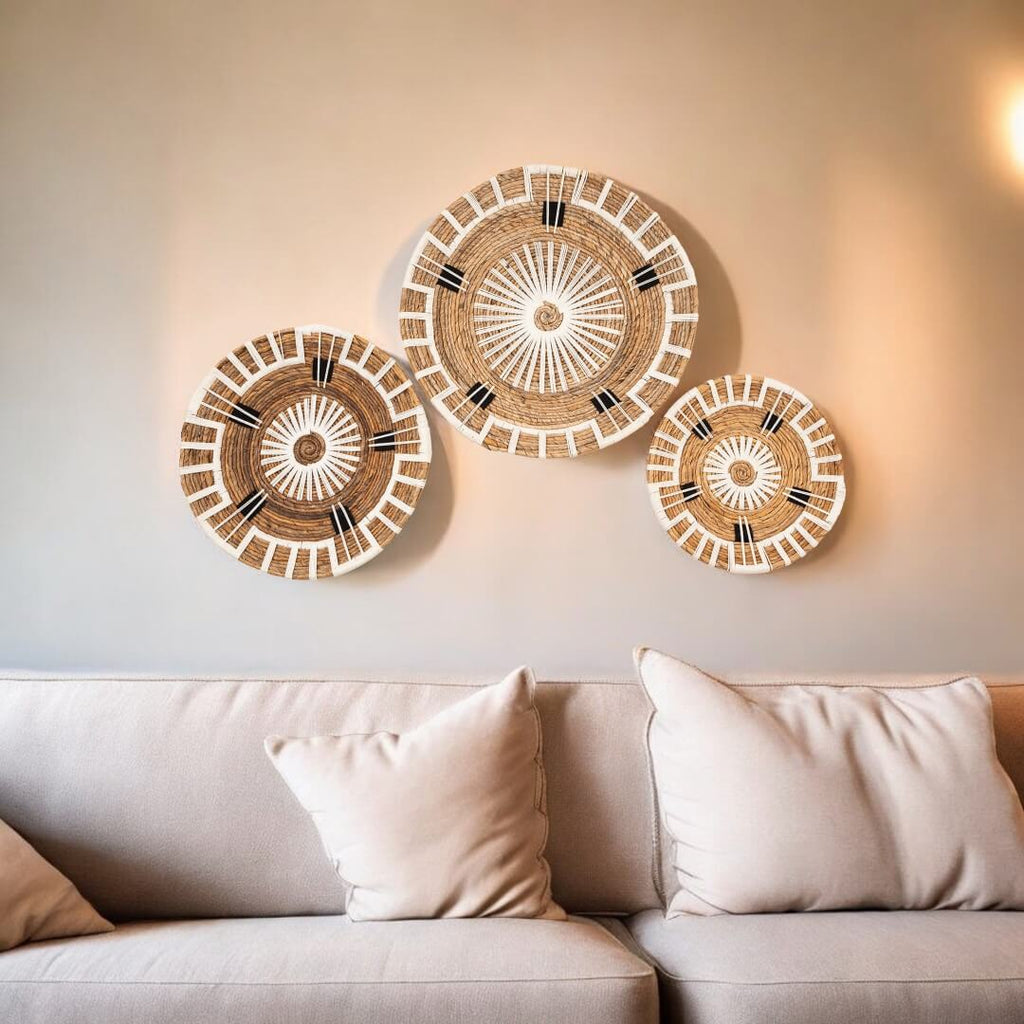 Urban Boho Wall Disc - Brown image 1