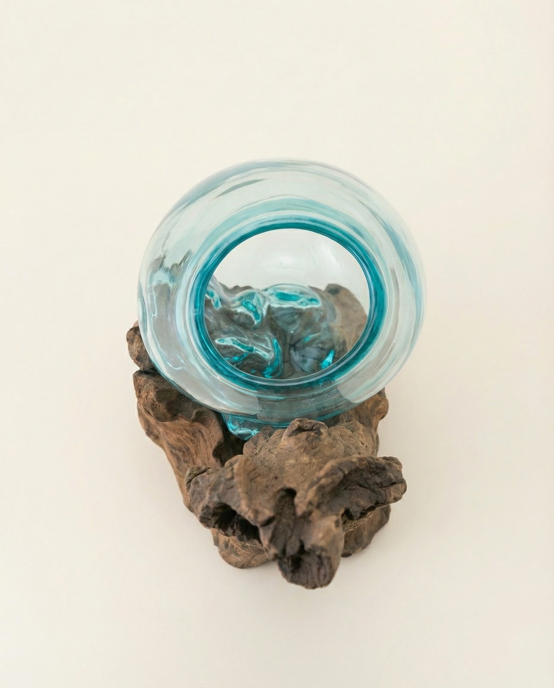 Wall Hanging Glass Vase on Wood