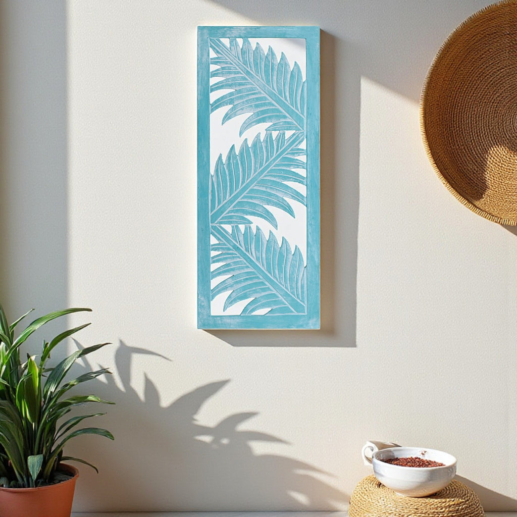 Palm Leaf Design Wall Decoration (Green) image 4