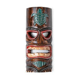 Handcrafted Tiki Wooden Wall Mask — Turtle