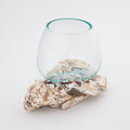 Glass Aquarium melted on the Wood (SMALL) image 0