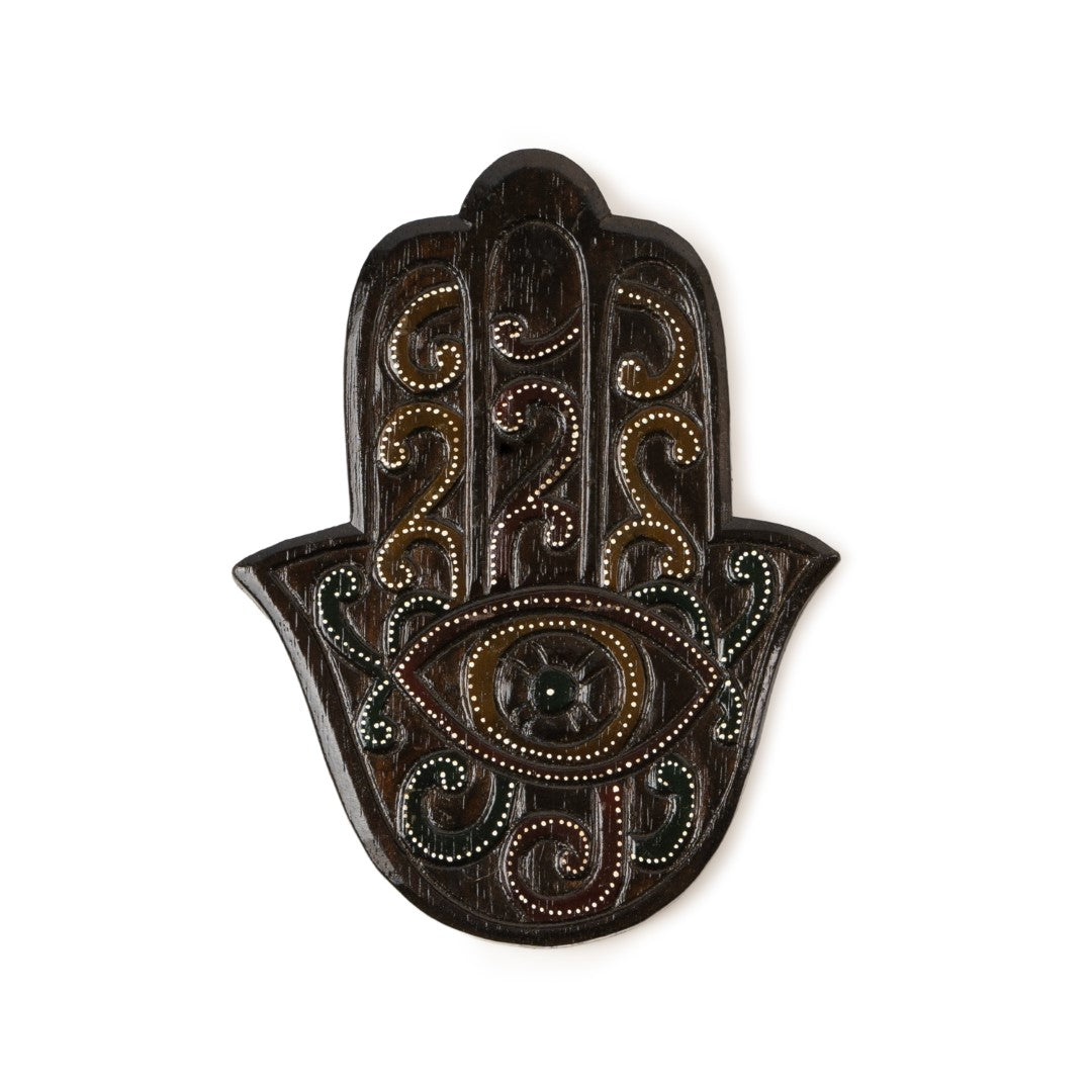 Hamsa hand(20cm) - Brown image 0